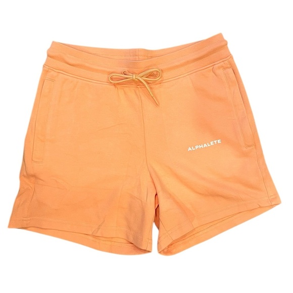 Alphalete Women's Orange Shorts NWT Size Medium - Picture 1 of 10